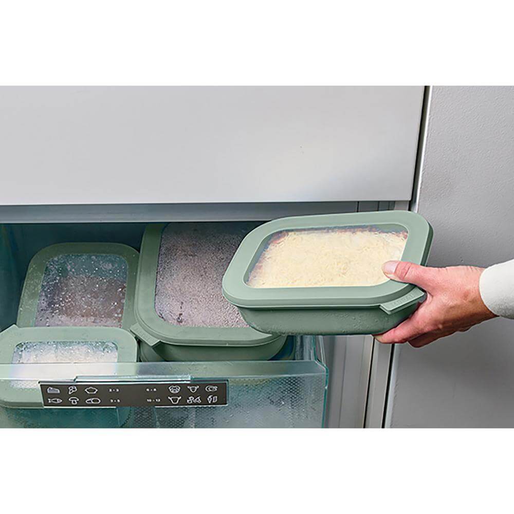 Mepal Cirqula Rectangular Multi Bowl 3000ml Nordic Sage